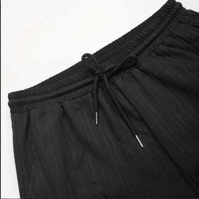 Camisa Ejecutiva a Rayas con Solapa y Pecho Estructurado para Hombre - Image 19