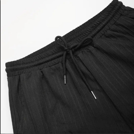 Camisa Ejecutiva a Rayas con Solapa y Pecho Estructurado para Hombre - Image 19