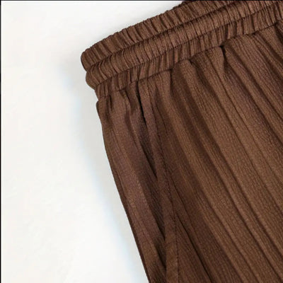 Camisa Ejecutiva a Rayas con Solapa y Pecho Estructurado para Hombre - Image 21