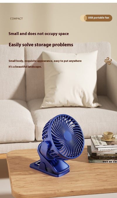 Ventilador Portátil USB Silencioso con Carga - Ideal para Estudiantes y Oficina - Image 14