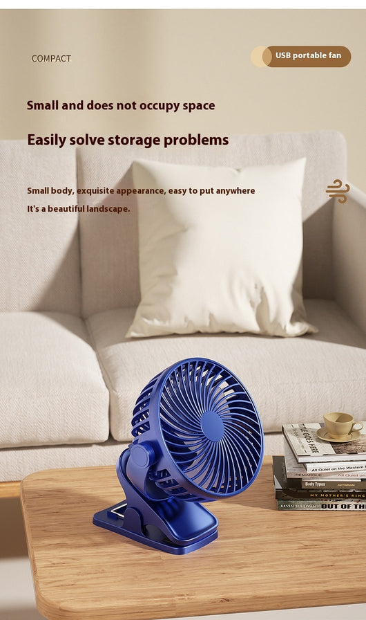 Ventilador Portátil USB Silencioso con Carga - Ideal para Estudiantes y Oficina - Image 14