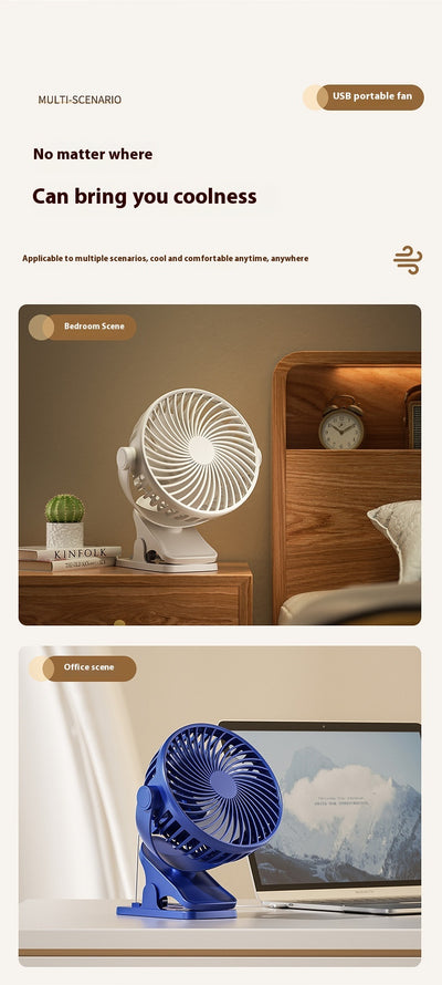 Ventilador Portátil USB Silencioso con Carga - Ideal para Estudiantes y Oficina - Image 24