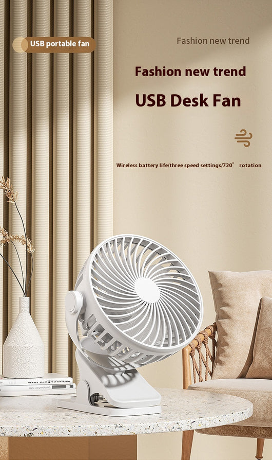 Ventilador Portátil USB Silencioso con Carga - Ideal para Estudiantes y Oficina - Image 25