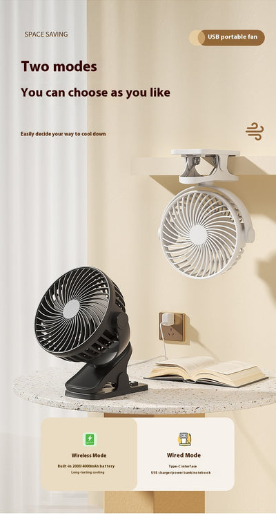 Ventilador Portátil USB Silencioso con Carga - Ideal para Estudiantes y Oficina - Image 27