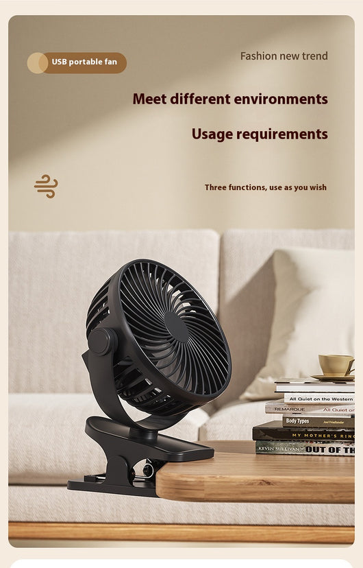 Ventilador Portátil USB Silencioso con Carga - Ideal para Estudiantes y Oficina - Image 28