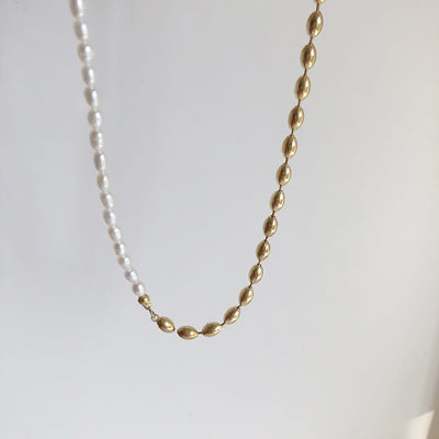 Collar de Perlas de Agua Dulce con Cierre de Barril Mecánico - Image 8