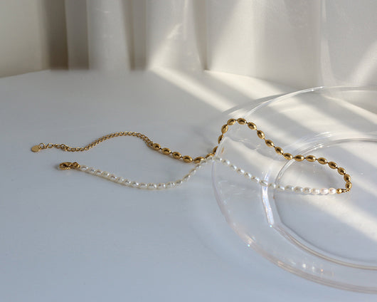 Collar de Perlas de Agua Dulce con Cierre de Barril Mecánico - Image 9