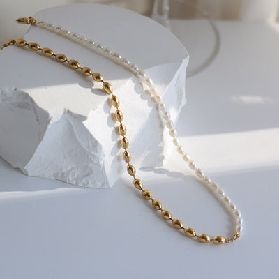 Collar de Perlas de Agua Dulce con Cierre de Barril Mecánico - Image 11