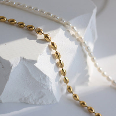 Collar de Perlas de Agua Dulce con Cierre de Barril Mecánico - Image 13