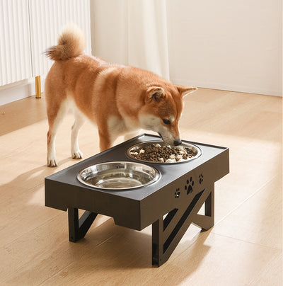 Comedero Ajustable para Mascotas con Mesa Elevadora Plegable - Doble Recipiente Acero Inoxidable - Image 21