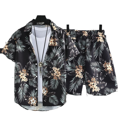 Conjunto Hawaiano para Hombre: Pantalones Sueltos + Camisa Estampada Secado Rápido - Image 11