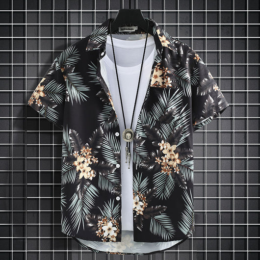 Conjunto Hawaiano para Hombre: Pantalones Sueltos + Camisa Estampada Secado Rápido - Image 14