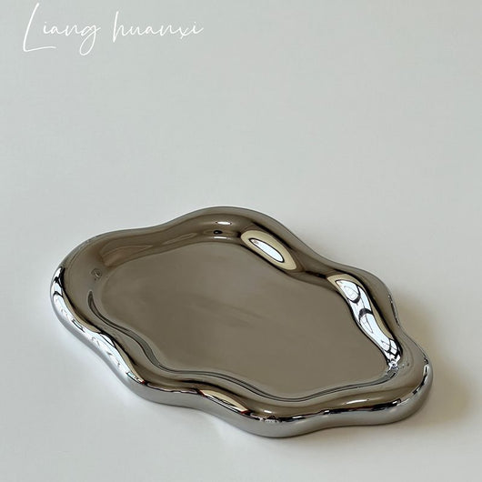 Bandeja de Almacenamiento de Joyas de Cerámica Cloud Lujo Minimalista - Image 28