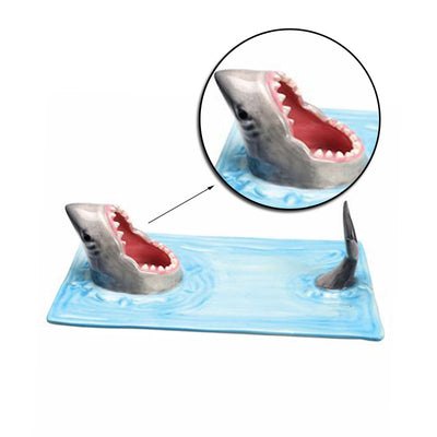 Plato de Cerámica Tiburón Tendencia Viral para Sushi y Dumplings - Image 10