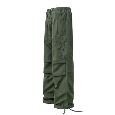 Pantalones Casuales Holgados de Pierna Recta en Colores Sólidos - Image 20