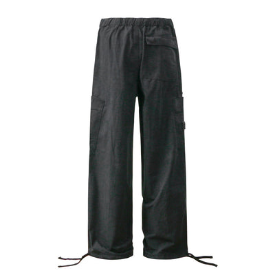 Pantalones Casuales Holgados de Pierna Recta en Colores Sólidos - Image 21