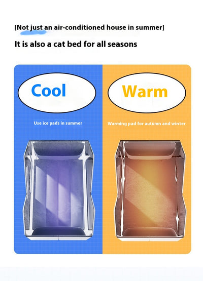 Casa Refrigerada para Gatos con Colchoneta Enfriante de Hielo - Image 8