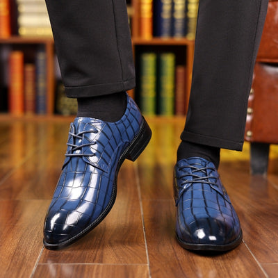 Zapatos Casuales de Cuero para Hombre Talla Grande Transpirables - Image 10