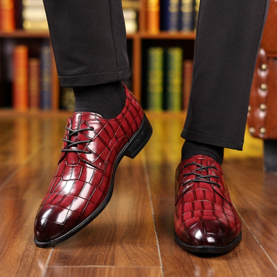 Zapatos Casuales de Cuero para Hombre Talla Grande Transpirables - Image 11