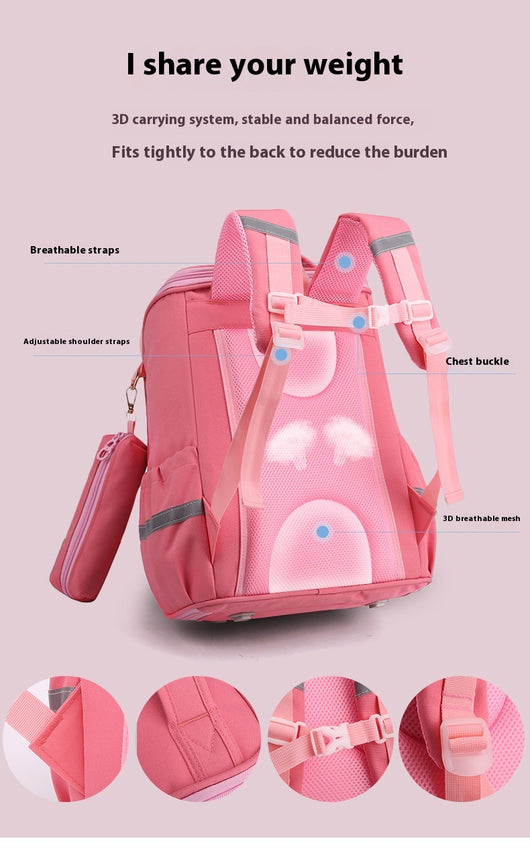 Mochila Escolar Infantil 3D con Diseños Animados Ultraligera - Image 25