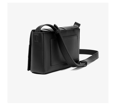 Bolsa Crossbody de Cuero Tejido Vintage con Asa Simple - Image 12