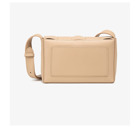 Bolsa Crossbody de Cuero Tejido Vintage con Asa Simple - Image 20