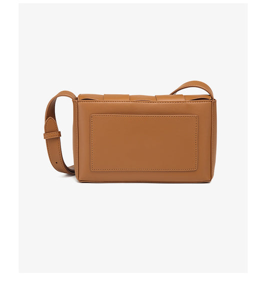 Bolsa Crossbody de Cuero Tejido Vintage con Asa Simple - Image 23