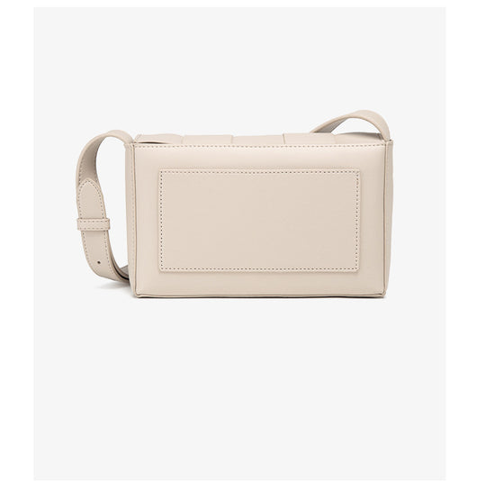 Bolsa Crossbody de Cuero Tejido Vintage con Asa Simple - Image 26