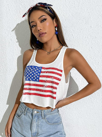 Chaleco Estampado sin Mangas - Top Ajustado Leisure para Mujer - Image 19
