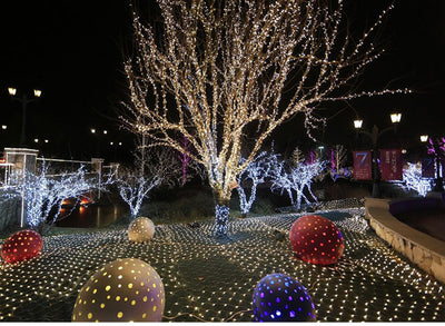 Luces LED Navideñas de Red Impermeable para Exterior - Decoración Festiva Estrellas - Image 16