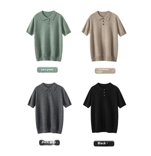 Suéter Tipo Polo de Cachemira para Hombre Ejecutivo - Image 35