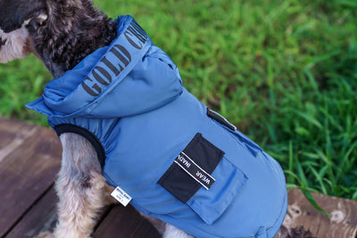 Abrigo Térmico con Capucha para Mascotas - Diseño Acolchado Invierno - Image 25