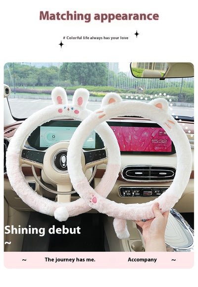 Funda Térmica Peluche para Volante - Diseño Cartoon Otoño Invierno - Image 23