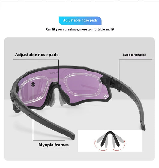 Gafas Deportivas Protectoras para Ciclismo y Running - Marco Completo Antipolvo y Viento - Image 34