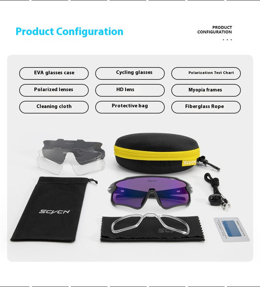 Gafas Deportivas Protectoras para Ciclismo y Running - Marco Completo Antipolvo y Viento - Image 35