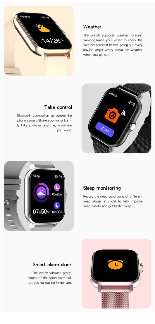 Reloj Inteligente Y13 con Monitor de Frecuencia Cardíaca y Llamadas Bluetooth - Image 27