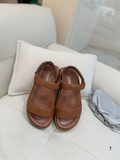 Sandalias de Plataforma Ligera con Correa - Piel de Borrego Suave y Comodidad Total - Image 9