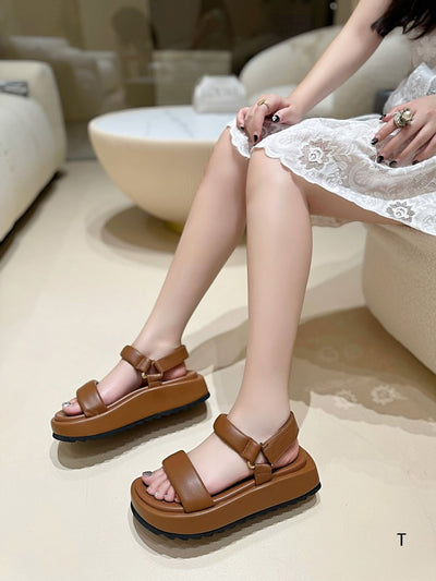 Sandalias de Plataforma Ligera con Correa - Piel de Borrego Suave y Comodidad Total - Image 16