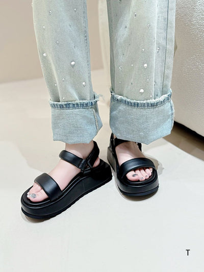 Sandalias de Plataforma Ligera con Correa - Piel de Borrego Suave y Comodidad Total - Image 21