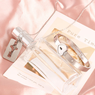 Pulsera Candado del Amor para Parejas en Aleación - Image 11