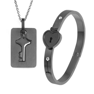 Pulsera Candado del Amor para Parejas en Aleación - Image 19
