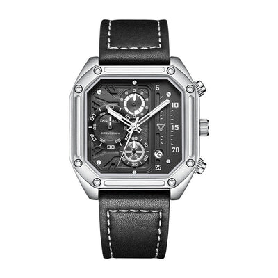 Reloj de Cuarzo Multifuncional con Esfera Cuadrada para Hombre - Image 14