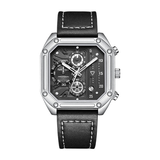 Reloj de Cuarzo Multifuncional con Esfera Cuadrada para Hombre - Image 14