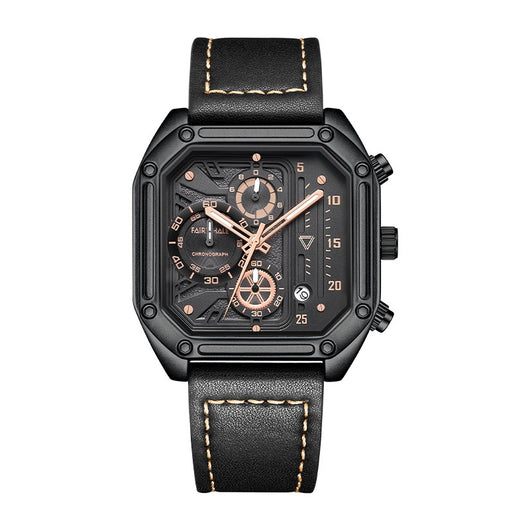 Reloj de Cuarzo Multifuncional con Esfera Cuadrada para Hombre - Image 15