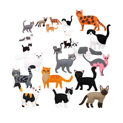 Kit de Costura Educativa para Niños - Mascotas en Fieltro DIY - Image 20