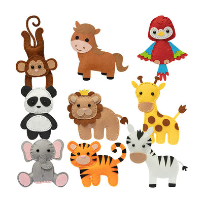 Kit de Costura Educativa para Niños - Mascotas en Fieltro DIY - Image 26