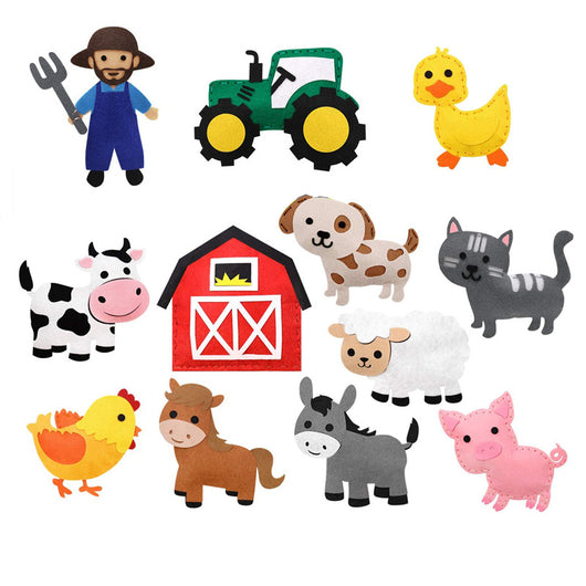 Kit de Costura Educativa para Niños - Mascotas en Fieltro DIY - Image 27