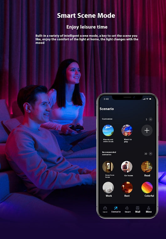 Lámpara de Techo LED Inteligente WiFi con Control Remoto y Cambio de Colores RGBW - Image 13