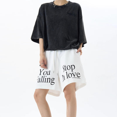 Shorts Deportivos con Letras para Hombre y Mujer - Image 16