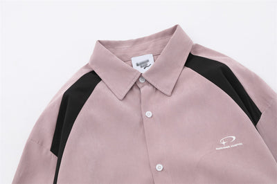 Camisa Manga Larga Contraste de Colores para Hombre - Image 25